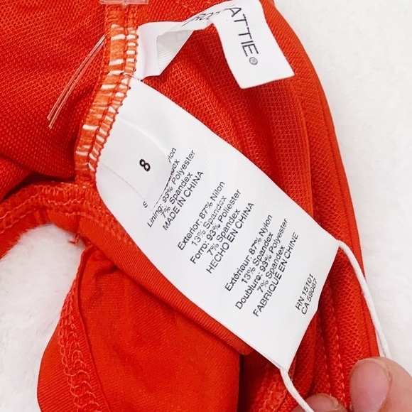 NWT Bleu Rod Beattie Sarong High Rise Bikini Bottoms In Orange - Picture 4 of 6